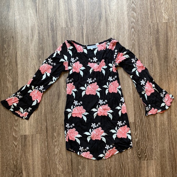 Aila Blue floral dress - Picture 1 of 4